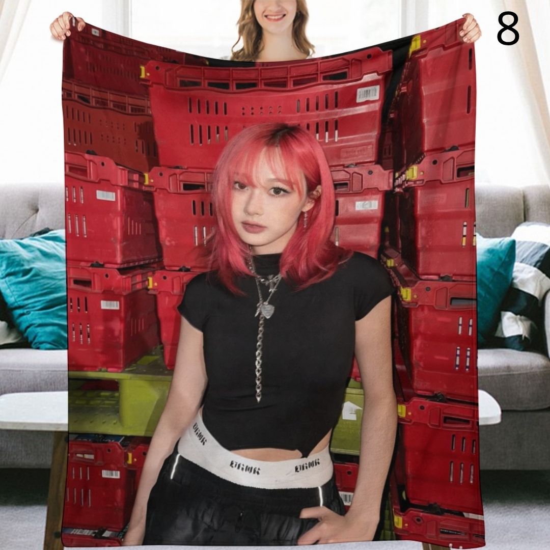 aespa Giselle Blanket, aespa Flannel Throw Blanket, Gifts for MY